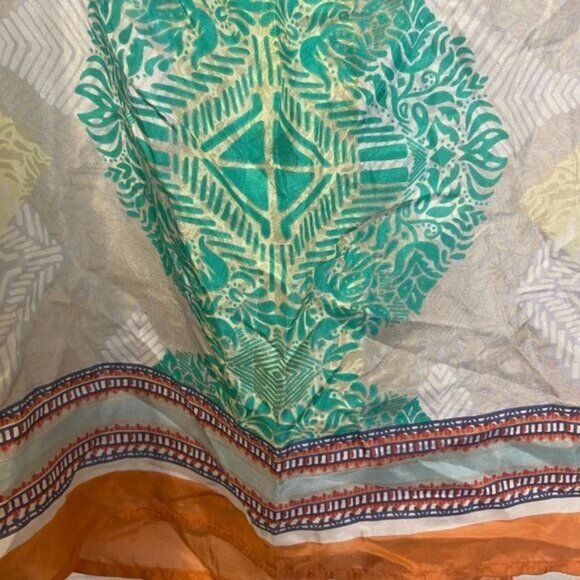 Aryn K. Women's Spaghetti‎ Straps Silk Medallion Print Cami Top - Picture 5 of 7